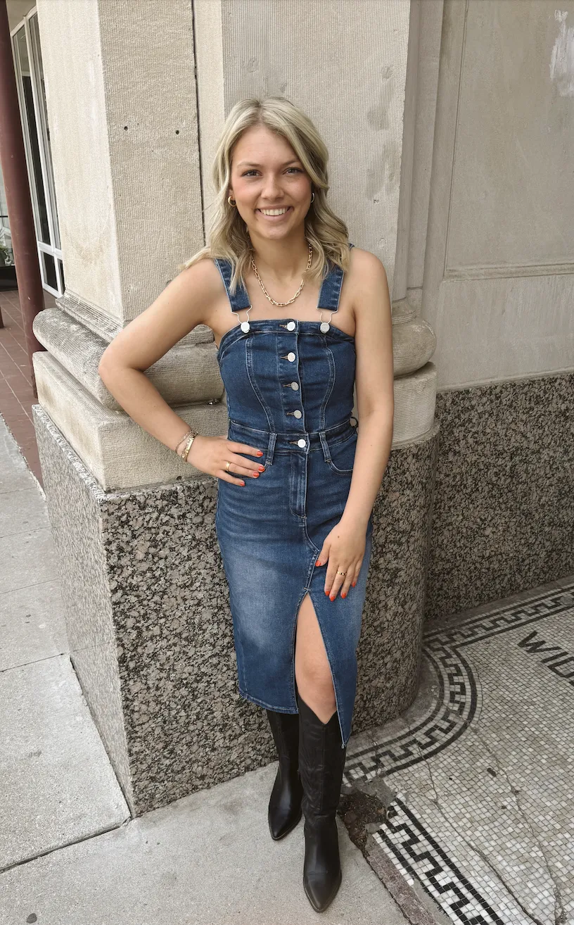 Frankie Overall Denim Dress